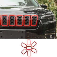 For 2019+ Jeep Cherokee Front Grille Inserts Cover Trim Kit RT-TCZ