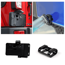 For 2007-17 Jeep Wrangler JK Rear License Plate Mounting Holder & Bottle Opener RT-TCZ