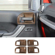 For 2011-2017 Jeep Wrangler JKU Inner Door Handle Bowl Cover Trim RT-TCZ