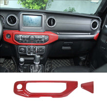 For 2018-2023 Jeep Wrangler JL JLU & Gladiator JT  Air Conditioning Switch Panel Cover Trim RT-TCZ