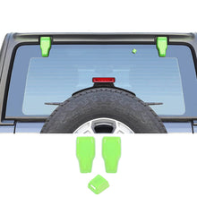 For 2018+ Jeep Wrangler JL Rear Tail Door Window Hinge & Rear Rain Wiper Nozzle Decorative Cover Trim RT-TCZ