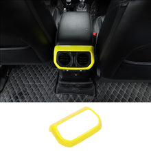 For 2018+ Jeep Wrangler JL JLU Rear Back Seat Air Vents Trim Air-Condition Vent Cover Panel Bezel ABS RT-TCZ