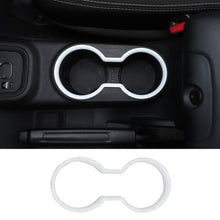 For 2010-2018 Jeep Wrangler JK JKU Front Water Cup Holder Trim Cover ABS Interior Decor RT-TCZ