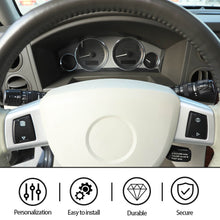 For 2007-2010 Jeep Grand Cherokee Steering Wheel Headlight/Wiper Switch Cover Trim Cap RT-TCZ