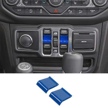 For 2018+ Jeep Wrangler JL JT Window Lift Switch Button Cover Trim RT-TCZ