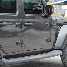 For 2018+ Jeep Wrangler JL JLU & Gladiator JT Door Hinge Covers Protector Decoration Kits RT-TCZ