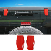 For 2007-2017 Jeep Wrangler JK JKU Rear Window Liftgate Glass Hinge Cover Trim RT-TCZ