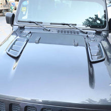 For 2018+ Jeep Wrangler JL & Gladiator JT Hood Vents Cover Trim Decor ABS RT-TCZ