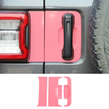For 2018+ Jeep Wrangler JL JLU Tailgate Door Handle Panel Decor Cover Trim RT-TCZ
