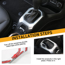 For 2016+ Jeep Renegade Central Gear Shift Panel Trim Cover Decor Frame RT-TCZ