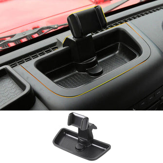RT-TCZ Dash Phone Holder Storage Box Bracket For Jeep Wrangler JK JKU 2012-17 Interior