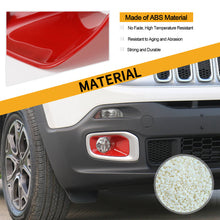For 2016-2018 Jeep Renegade Front Fog Light Lamp Cover Trim Frame RT-TCZ
