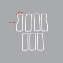 For 2024+ Jeep Wrangler JL & Gladiator JT Front Grille Inserts Guard Middle Mesh Decorative Ring Trim RT-TCZ