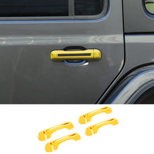 For 2018+ Jeep Gladiator JT 4Door Exterior Door Handle Shell Trim Decor RT-TCZ