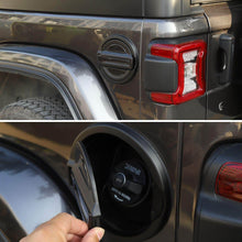 For Jeep Wrangler 2018-2021 JL JLU Door Gas Cap Fuel Filler Cover, Carbon Fiber