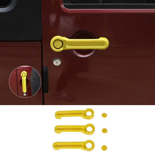 For 2007-2017 Jeep Wrangler JK 2 Doors Exterior Door Handle & Tailgate Cover Trim RT-TCZ