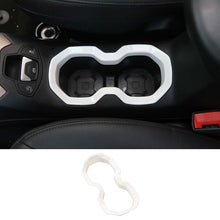 For 2016+ Jeep Renegade Interior Front Water Cup Holder Trim Cover Decor Ring RT-TCZ