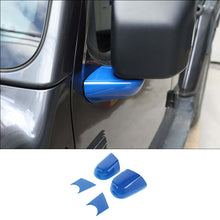 For 2018+ Jeep Wrangler JL JLU & Gladiator JT 4pcs Rearview Side Mirrors Base Cover Trim RT-TCZ