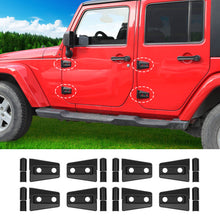 For 2007-2017 Jeep Wrangler JK JKU 4-Door Door Hinge Trim Cover ABS 8PCs RT-TCZ