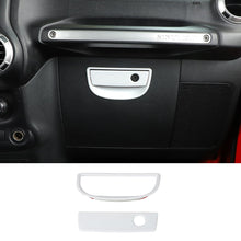 For 2007-2017 Jeep Wrangler JK Passenger Storage Box Handle Cover Trim RT-TCZ