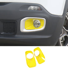 For 2016-2018 Jeep Renegade Front Fog Light Lamp Cover Trim Frame RT-TCZ
