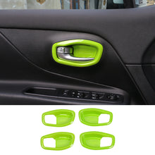 For 2016+ Jeep Renegade Interior Door Handle Trim Bowl Cover Decor RT-TCZ