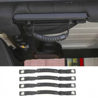 For 2007-2017 Jeep Wrangler JK JKU Roll Bar Grab Handles Grip Handle RT-TCZ