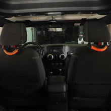RT-TCZ Headrest Grab Handles Rear Seat Grip Handles Black PVC Car Seat Roll Bars for Jeep Wrangler CJ YJ TJ JL JLU JK JKU