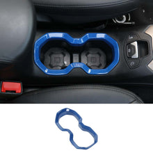 For 2016+ Jeep Renegade Interior Front Water Cup Holder Trim Cover Decor Ring RT-TCZ