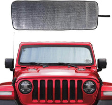 For 2018+ Jeep Wrangler JL& Gladiator JT Windshield Visors Sun Shade Heat Shield Aluminum Foil