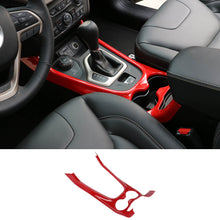 For 2014+ Jeep Cherokee Central Console Gear Shift Decor Cover Trim RT-TCZ