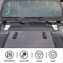 RT-TCZ Hood Hinge Cover Trim for 2018+ Jeep Wrangler JL JLU & Gladiator JT Exterior Accessories