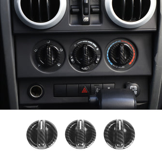 For 2007-2010 Jeep Wrangler JK JKU Air Conditioning Switch Knob Cover Trim RT-TCZ