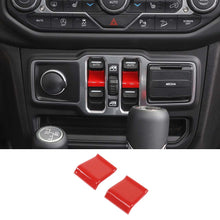 For 2018+ Jeep Wrangler JL JT Window Lift Switch Button Cover Trim RT-TCZ