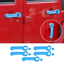 For 2007-2017 Jeep Wrangler JKU 4-Door Door Handle Cover Inserts & Tailgate Handle Cover Trim RT-TCZ