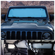 For Jeep Wrangler JL 2018+ 2 Door 6pcs Window Sun Shade Heat Visor Shield Cover