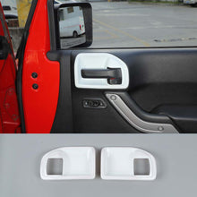 For 2011-2017 Jeep Wrangler JK 2-Door Inner Door Handle Bowl Trim Cover RT-TCZ