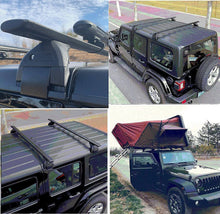 For 2007+ Jeep Wrangler JL JK & Gladiator JT Lockable Roof Rack Cross Bars Rail Luggage