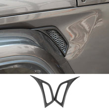 For 2018+ Jeep Wrangler JL  & Gladiator JT  Side Wheel Eyebrow Air Vent Outlet Cover Trim RT-TCZ