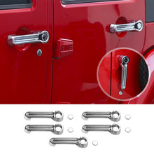 For 2007-2017 Jeep Wrangler JKU 4-Door Door Handle Cover Inserts & Tailgate Handle Cover Trim RT-TCZ