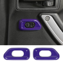 For 2010-2017 Jeep Wrangler JK Door Handle Lock Switch Button Cover Decoration Frame Trim ABS RT-TCZ