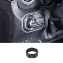 For 2018+ Jeep Wrangler JL JLU Headlight Switch Knob Ring Trim Red RT-TCZ