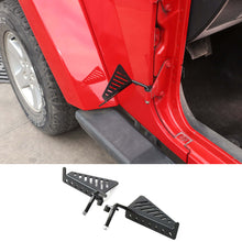 For Jeep Wrangler TJ JK JKU JL JLU & Gladiator JT Front Door Side Foot Pegs Step RT-TCZ