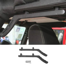 For 2007-2018 Jeep Wrangler JK JKU Black Rear Grab Handles (Aluminum Alloy)