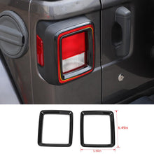 For 2018+ Jeep Wrangler JL Rear Lamp Taillight Guard Cover Protector Trim ABS RT-TCZ