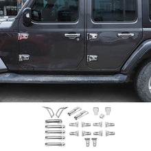 For 2018+ Jeep Wrangler JLU 4Doors 22PCS Exterior Trim Kit Cover Decoration Trim RT-TCZ