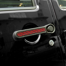 For Jeep Wrangler JKU 4Doors Exterior Door Grab Handle Insert Trim 5PCS RT-TCZ