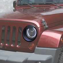 For 2007-2017 Jeep Wrangler JK JKU Front Headlight Bezel Light Angry Birds Covers Trim 2PCS RT-TCZ