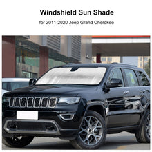 For Jeep Grand Cherokee 2011-2020 Windshield Sun Shade Foldable Sun Visor Aluminum Foil Sunshade