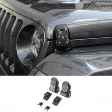 For 2018+ Jeep Wrangler JL JLU JT Locking Hood Latch Catch with Lock RT-TCZ